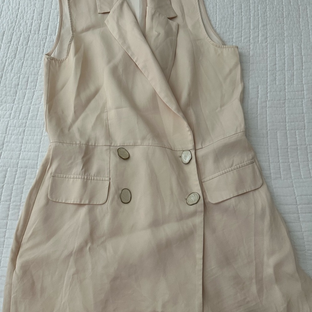 Zara Romper - Sleeveless Blazer Dress/Skort